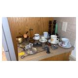 Cups, Saucers, Candle Sticks, and More