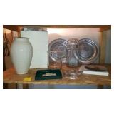 Lenox Vase, Bicentennial Pewter Plates, and More