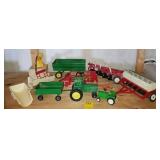 John Deere and International Farm Toys