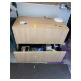 Lateral File Cabinet and Contents
