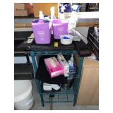 Cart with Cleaning Supplies and More