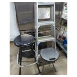 Stools, Ladder and Table Top