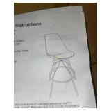 2 Black High Top Chairs