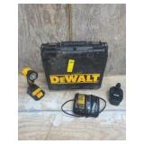Dewalt Flashlight, Charger and Case