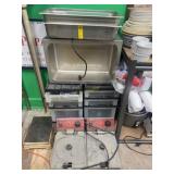 Steam Table with Inserts, Deep Fryer, and More