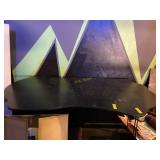 High Top Wooden Table