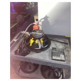 Speakers and 4 Channel Mixer