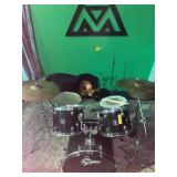 Black Hawk Gretsch Drum Set