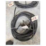 1 gauge welding lead / 50ft W/ ground clamp