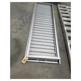 Aluminum ramp - Hide away on rollers. 23" wide x