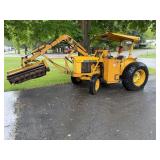 John Deere 302 with Flail mower