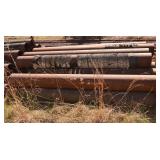 16 Steel Pipes, most 7'-8' long