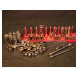 SAE Sockets, and Extensions, 3/8' drive