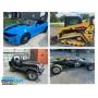 Court Seizure Auction – OPEN TO THE PUBLIC- (1) 2023 Chevrolet Camaro, (1) 2020 GMC Terrain, (1) CAT 2590 Loader, (1) 1986 Jeep, (1) 2013 Mobius LSV Boat, (1) Ford Lotus Race Car, and (1) Sculpture 