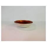 STERLING SILVER ENAMELED BOWL