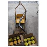 Rust-Oleum Striping Machine With Boxes of Paint