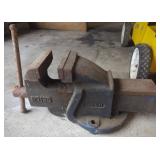 Large  Bench Vise Marked No. 125
