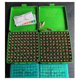 (2) Cases of 9mm Reloaded Rounds with Storage Cont