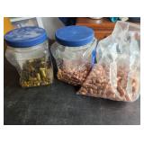 .45 Auto Brass Casings and Copper Slugs