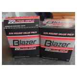 (2) Boxes of Blazer 22 Long Rifle Ammunition