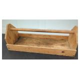 Wooden Tool Caddy with Handle