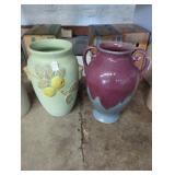 Two Ceramic Vases with Distinct Designs