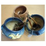 Roseville and McCoy Hanging Flower Pots