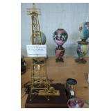 Brass Oil Field Rig Lamp and Accessories