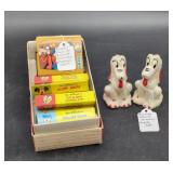 Disney-Themed Ceramic Shakers and Cartoon Strip Bo
