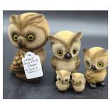 Five Josef Originals Japan Owl Figurines