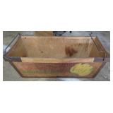 Wooden Banana Box with Metal Handles