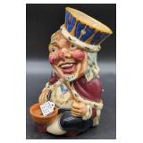 Ceramic King-Themed Figural Pitcher