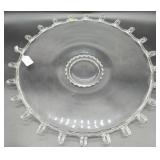 Large Heisey Lariat Glass Platter