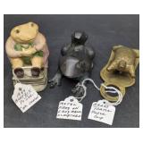 Figurines and Paper Clip Sculptures in Mixed Mater