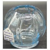 Fostoria Baroque Azure Blue Rose Bowl