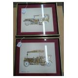 L. Kersh Horological Artworks in Frames