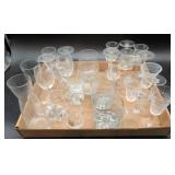Clear Glassware Set in Various Styles