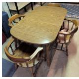 Dining Table with Four Matching Chairs