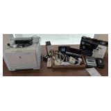 Office Equipment Lot with Printer and Accessories