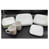 Corelle Dinnerware Set with Floral Design