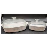 Corning Ware Casserole Dishes with Glass Lids