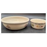 Shakers & Thangs Pottery Bowls, Set of Two