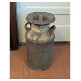 Vintage Metal Milk Churn with Handles