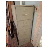HON Four-Drawer Metal Filing Cabinet