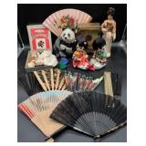 Asian Dolls, Decor, and Fans