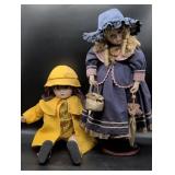 Porcelain Dolls in Period-Inspired Attire