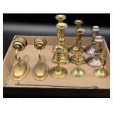 Brass and Metal Candlesticks
