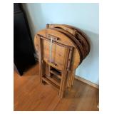 Wooden Folding Tray Tables