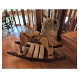Wooden Rocking Horse with Noah