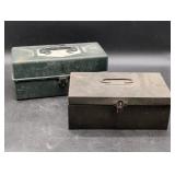 Plastic and Metal Tackle Boxes with Contents